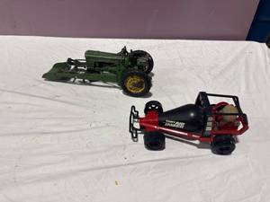 Toy Tractor & Air Jammer Car