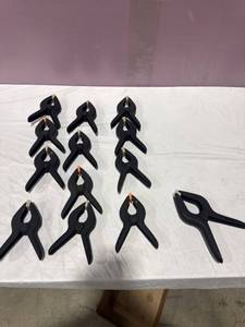 Plastic Spring Clamps Lot
