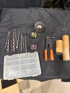 Assorted Hand Tools & Organizer