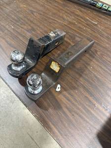Two Trailer Hitch Ball Mounts