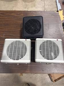 Lot of 3 Portable Fan Heaters