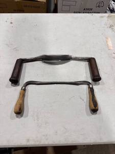 Two Woodworking Drawknives
