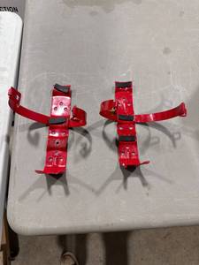 Red Fire Extinguisher Brackets