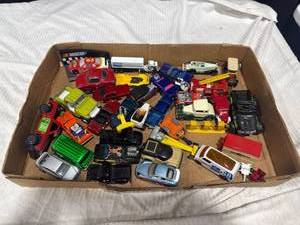 Assorted Die-Cast Toy Vehicles