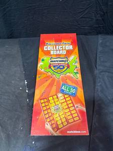 Matchbox License Plate Collector Board