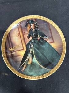 Barbie Scarlett OHara Plate