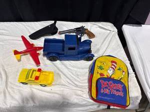 Plastic Toys & Dr. Seuss Backpack