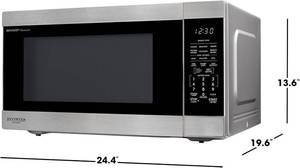 Sharp 1200W Stainless Steel Microwave