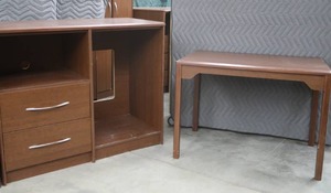 2 DRAWER CABINET  TABLE