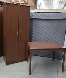 1 WARDROBE & 1 TABLE DESK