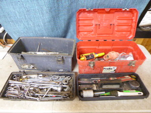 Toolboxes with Miscellaneous Tools