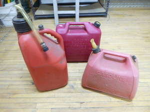 3 Gas Cans