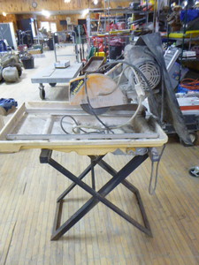 Felker Tile Master SC Tile Cutter on Stand