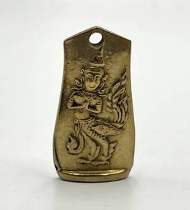Jimmy Thailand Jewelry Pendant - 1.25 x 0.75 in - Gold Tone