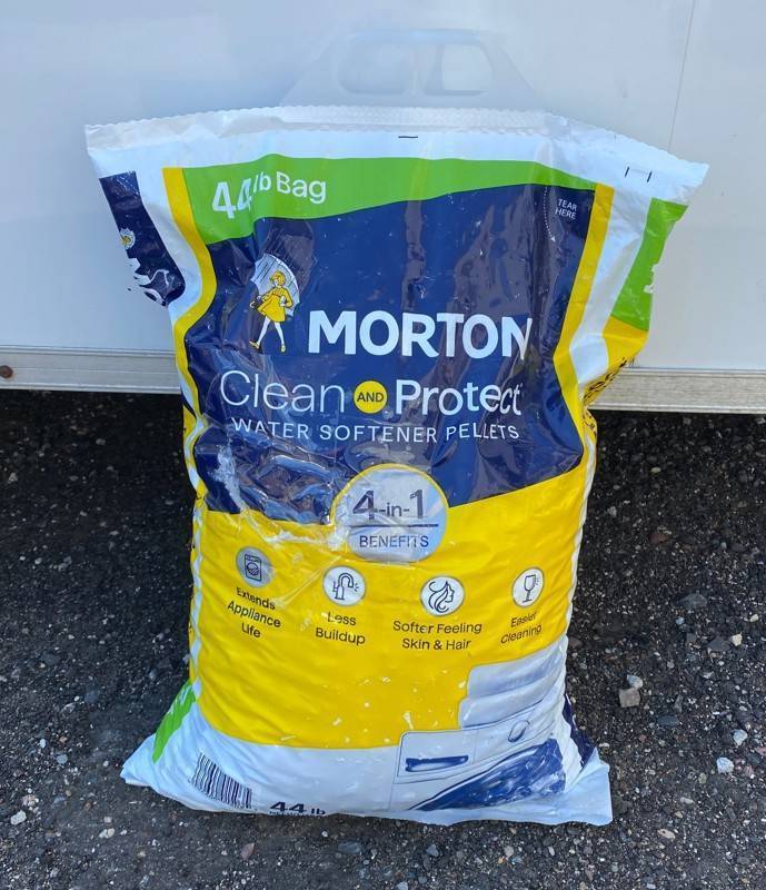 Morton Clean & Protect Water Softener Pellets 44 lb Bag - New