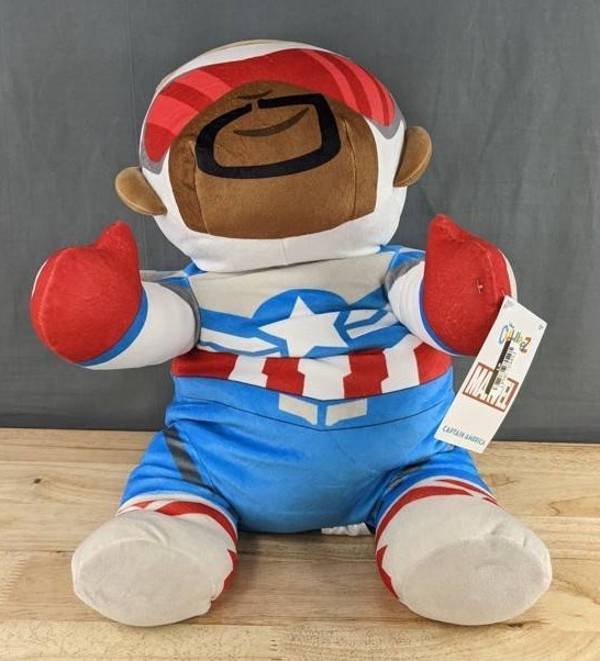 Disney Cuddleez Captain America Plush 22-Inch Long - Brand New&nbspA