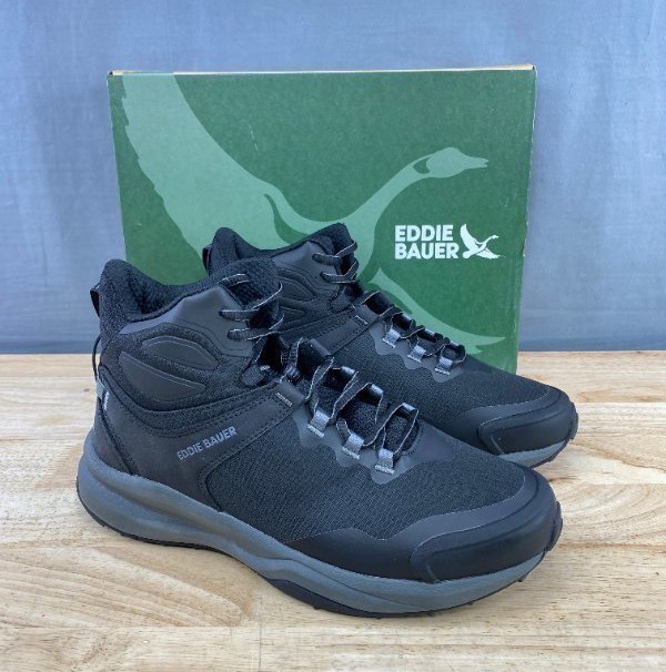 Eddie Bauer Radoza Outdoor Boots - Black - Mens Size 10.5 - Brand New