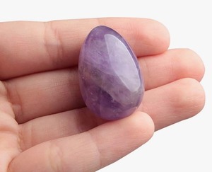 Acxico Natural Dream Amethyst Quartz Crystal Reiki Healing Dragon Egg - Brand New