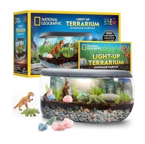 National Geographic Light-Up Terrarium Dinosaur Habitat Kit - Brand New