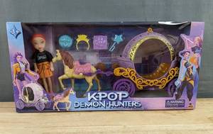 Kpop Demon Hunters Doll &amp Carriage Playset - Brand New&nbspA