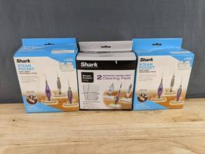 6 Shark Steam Pocket Mop Cleaning Pads - New&nbsp&nbspA