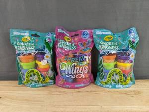 24 Crayola Silly Scents Colors of Kindness Dough Tubs, 3 Packs of 8 - Brand New&nbspA