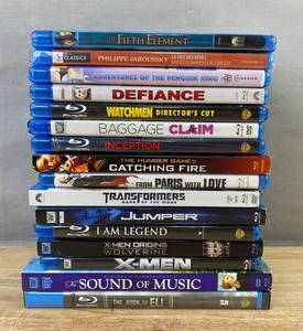 16 Blu-Ray Movies - Wolverine, X-Men, Sound of Music, Fifth Element, Jumper, Etc. C