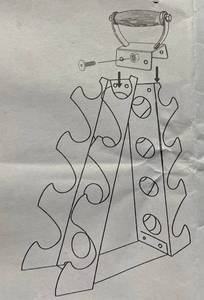 Wetheny 4 Tier Dumbbell Rack Stand - Brand New