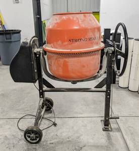 Strong Mixer Cm120-pbc 47 Concrete Mixer 110v 550w M