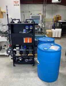WaterMaze Compact CoAg Water Treatment System with 2 Chemical Barrels M