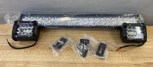 20 LED Light Bar & 2 Pod Lights - Brand New