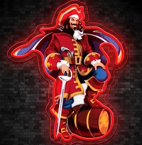 Captain Morgan LED Neon Liquor Sign - Brand New