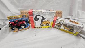Tonka Mini and Joal Die Cast Compact Volvo and CAT Landscraper