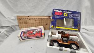 Sears Radio Controlled Jeep CJ w.Box, Iroc Camaro 124
