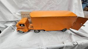 1950s Vintage Tonka Toys Allied Vans, Pressed Steel Semi and Trailer