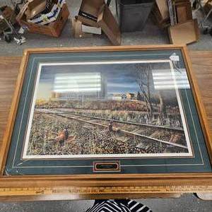 At the Crossing Jim Hensel, glass cracked