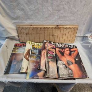 Lot of 6 Penthouse Magazines