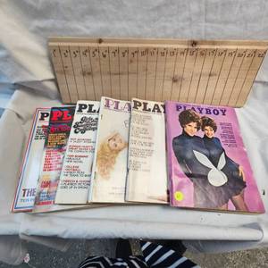Lot of 6 Payboy Magazines