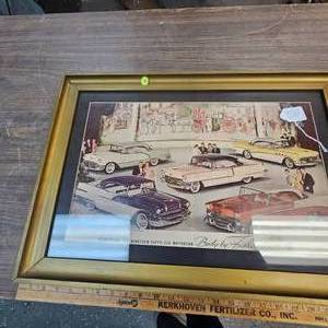 Glorifying the Nineteen Fifty Six Motor Car Print