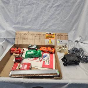 Lot of Tootsie Toys, Cast Iron Antique Car, Misc