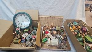 Lot of Miniatures, Birds, Birdhouses, etc