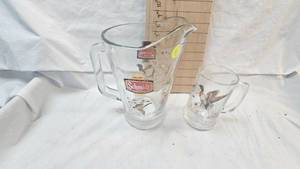 Schmidt Bar Pitcher and Mug
