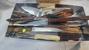 Lot of assorted Kitchen Knives
