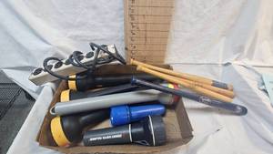Lot of Flashlights and Mini Bats