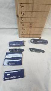 Lot of 5 Super Knives