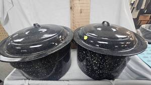 Lot of 2 Canning Pots as pictured