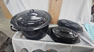Graniteware Canning Pots and Roasters