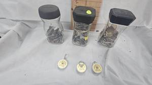 Lot of 3 Jars of assorted Keys