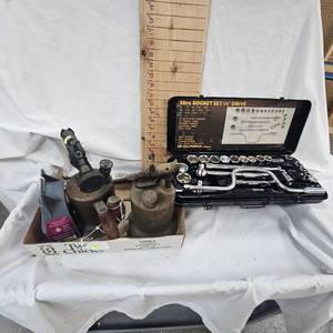 Vintage Torches, Ball and Socket Set