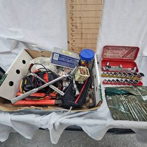 Hex Key Set, Sockets, Trickle Charger, etc